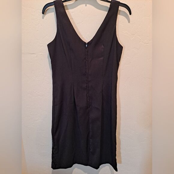 City Triangles Dark Burgundy with Black Velvety Embellishments Size 9 - Picture 3 of 6